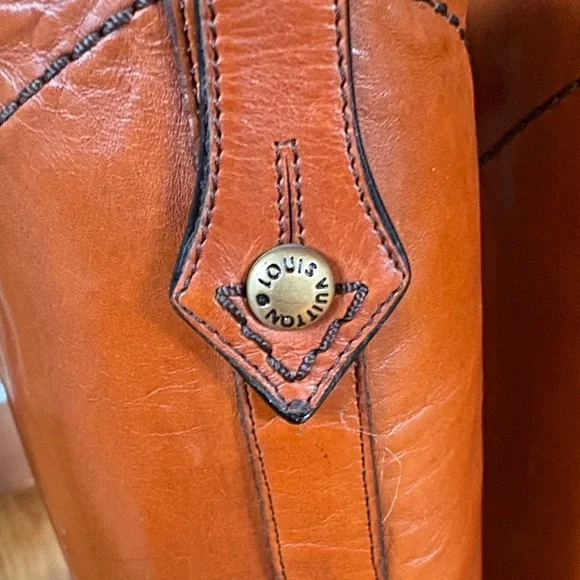 Louis Vuitton Tan Leather Heeled Boots - Picture 15 of 15